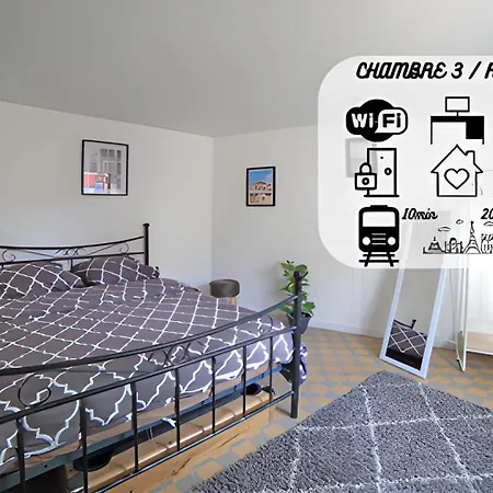 Chambre 3, Calme, 1 Station De Paris Maisons-Alfort Esterno foto